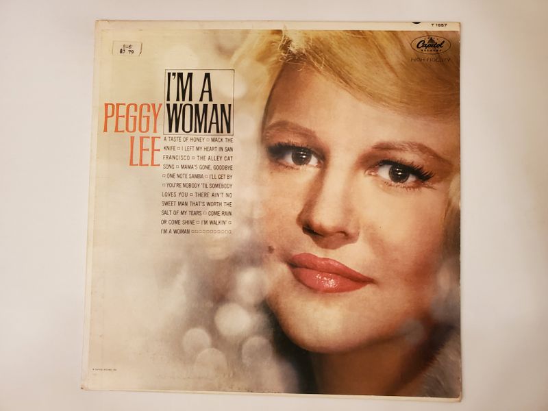 Peggy Lee I'm A Woman vinyl record